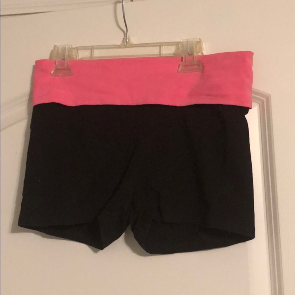 Pink Yoga Shorts